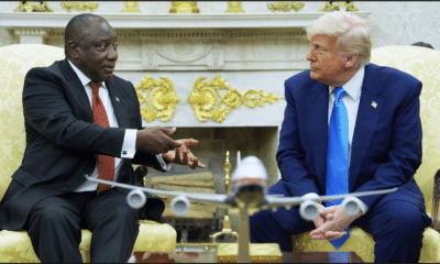 Trump’s Oval Office Ambush: How a “White Genocide” Video Hijacked U.S.-South Africa Talks Trump attacks Cyril Ramaphosa